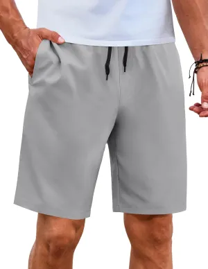 COOFANDY Mens Casual Shorts Elastic Waist Drawstring Shorts Lightweight Summer Beach Shorts