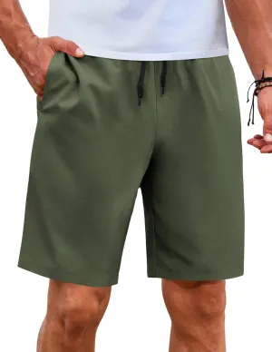 COOFANDY Mens Casual Shorts Elastic Waist Drawstring Shorts Lightweight Summer Beach Shorts