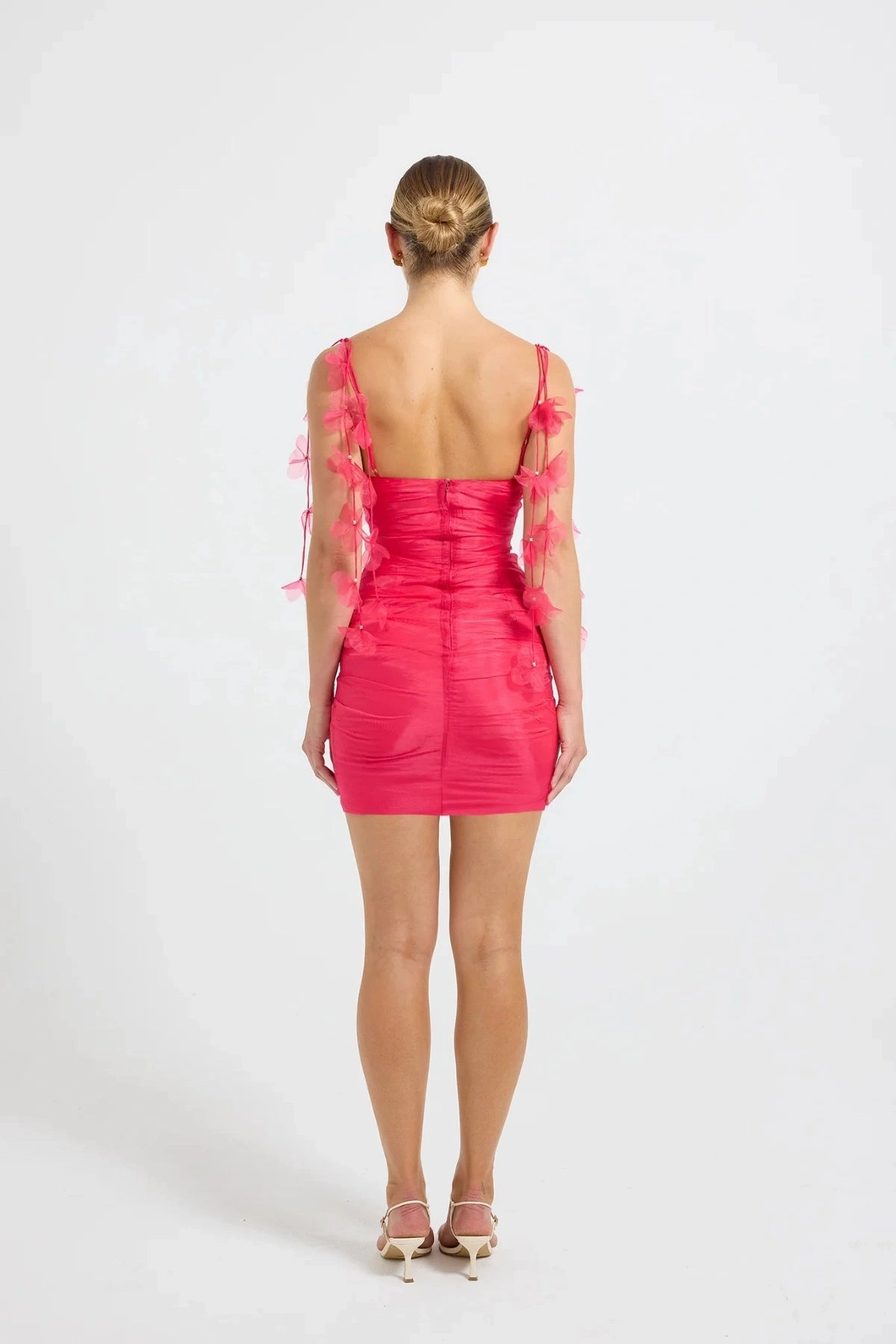 Cleo Mini Dress Magenta Luxe Fit