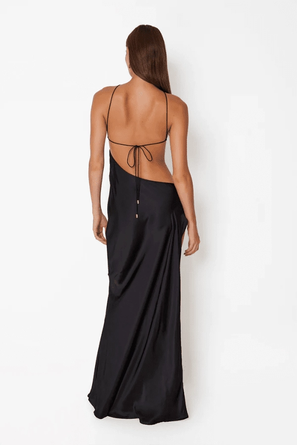 Light Outfit Villa Butterfly Maxi Dress Black