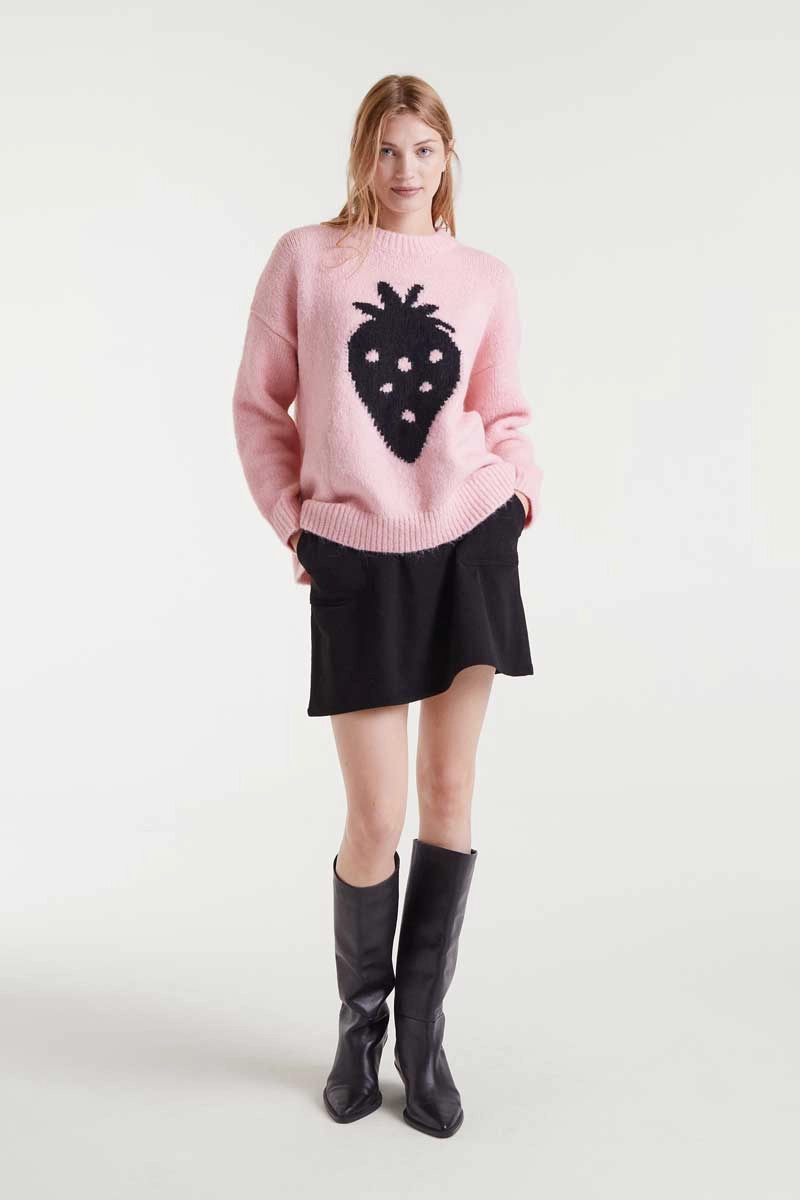 Limited Edition Corduroy Mini Skirt in Black