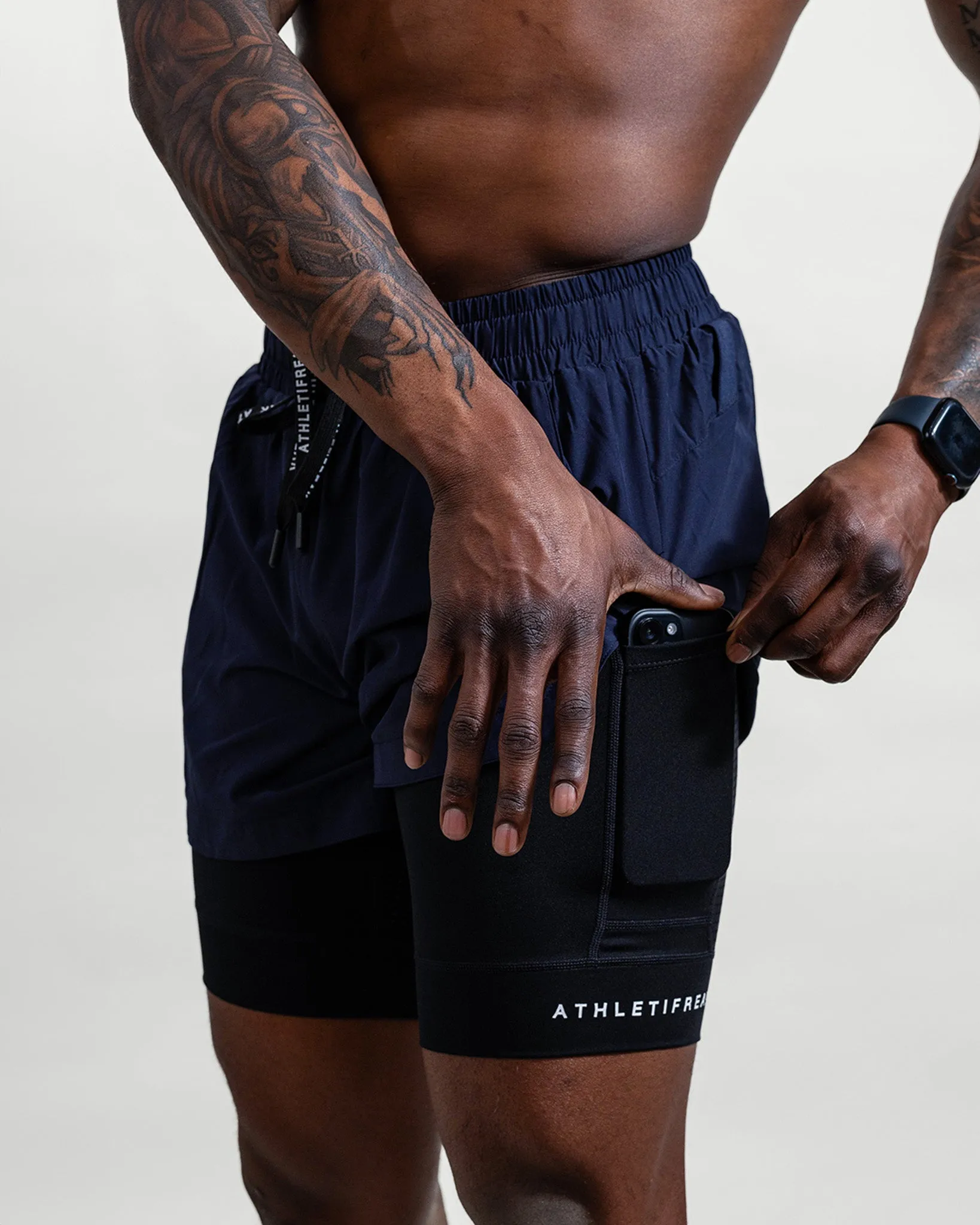 [CORE] Training Shorts 4" - Nightsky/Black
