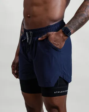 [CORE] Training Shorts 4" - Nightsky/Black