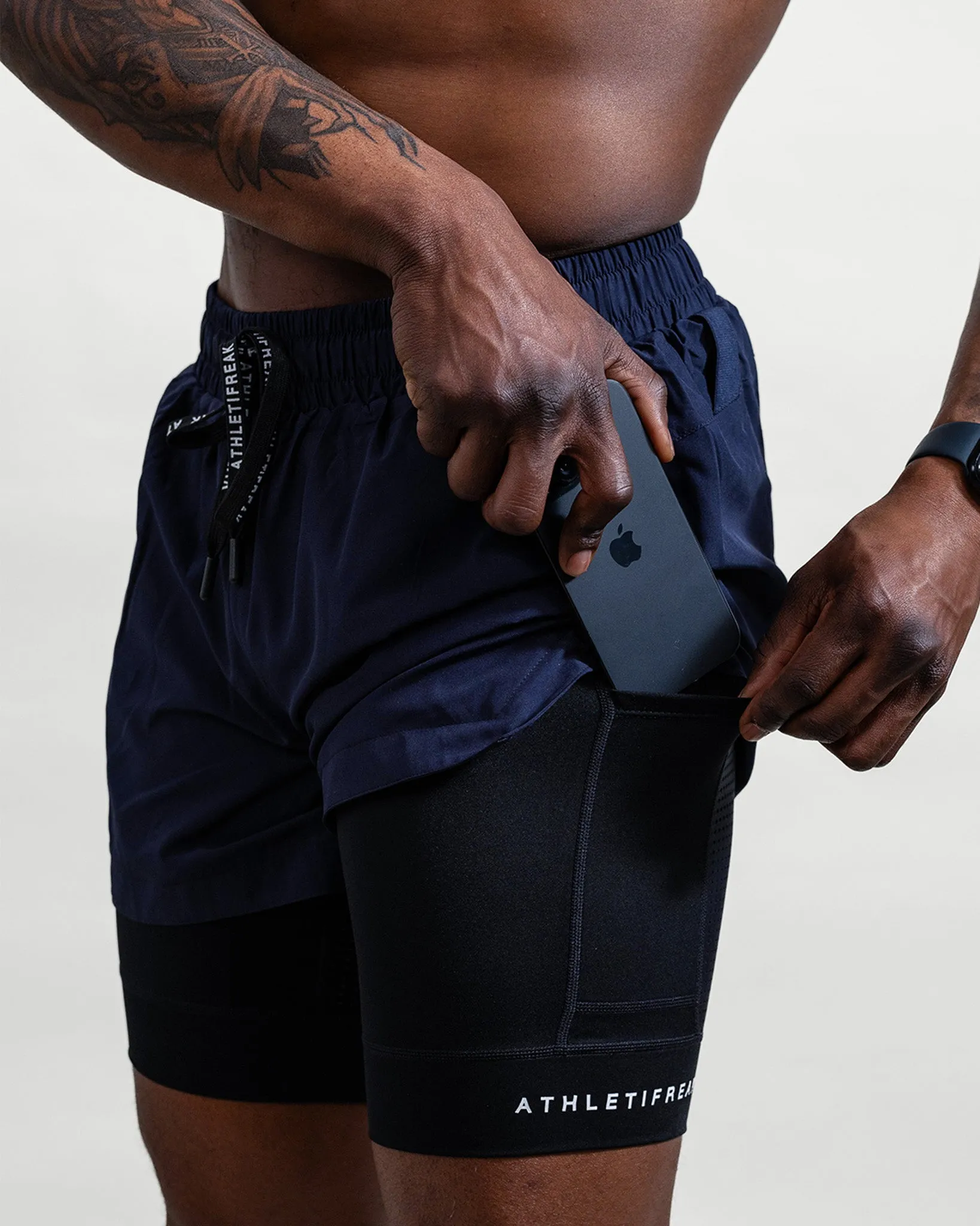 [CORE] Training Shorts 4" - Nightsky/Black