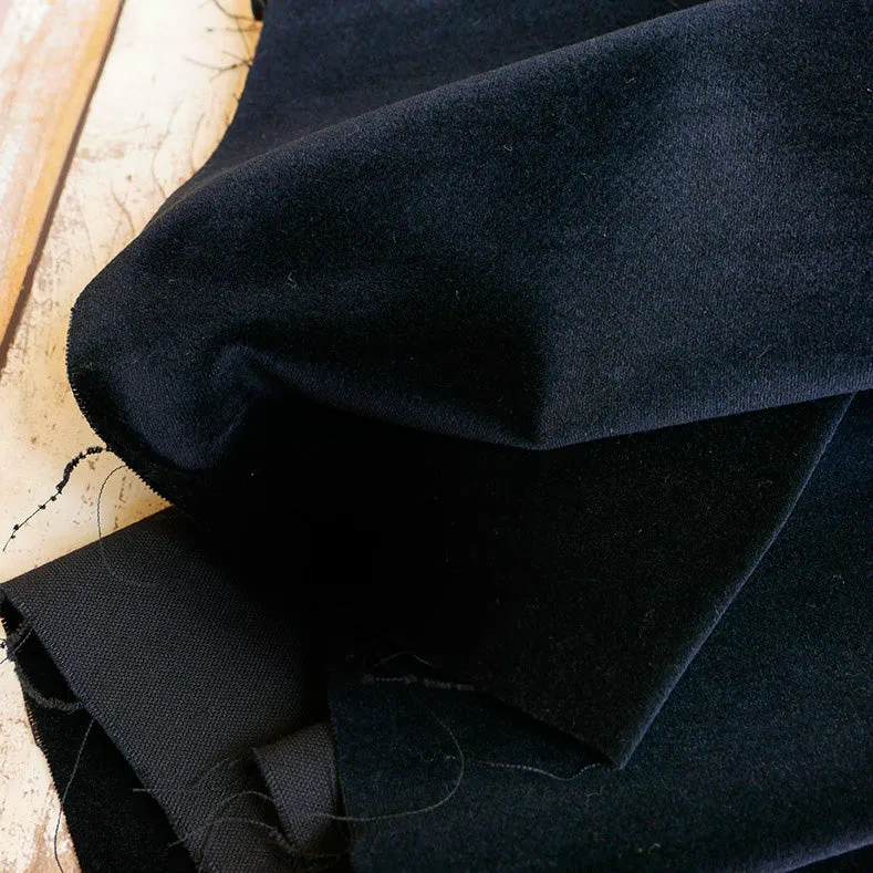 Cotton Velvet Black