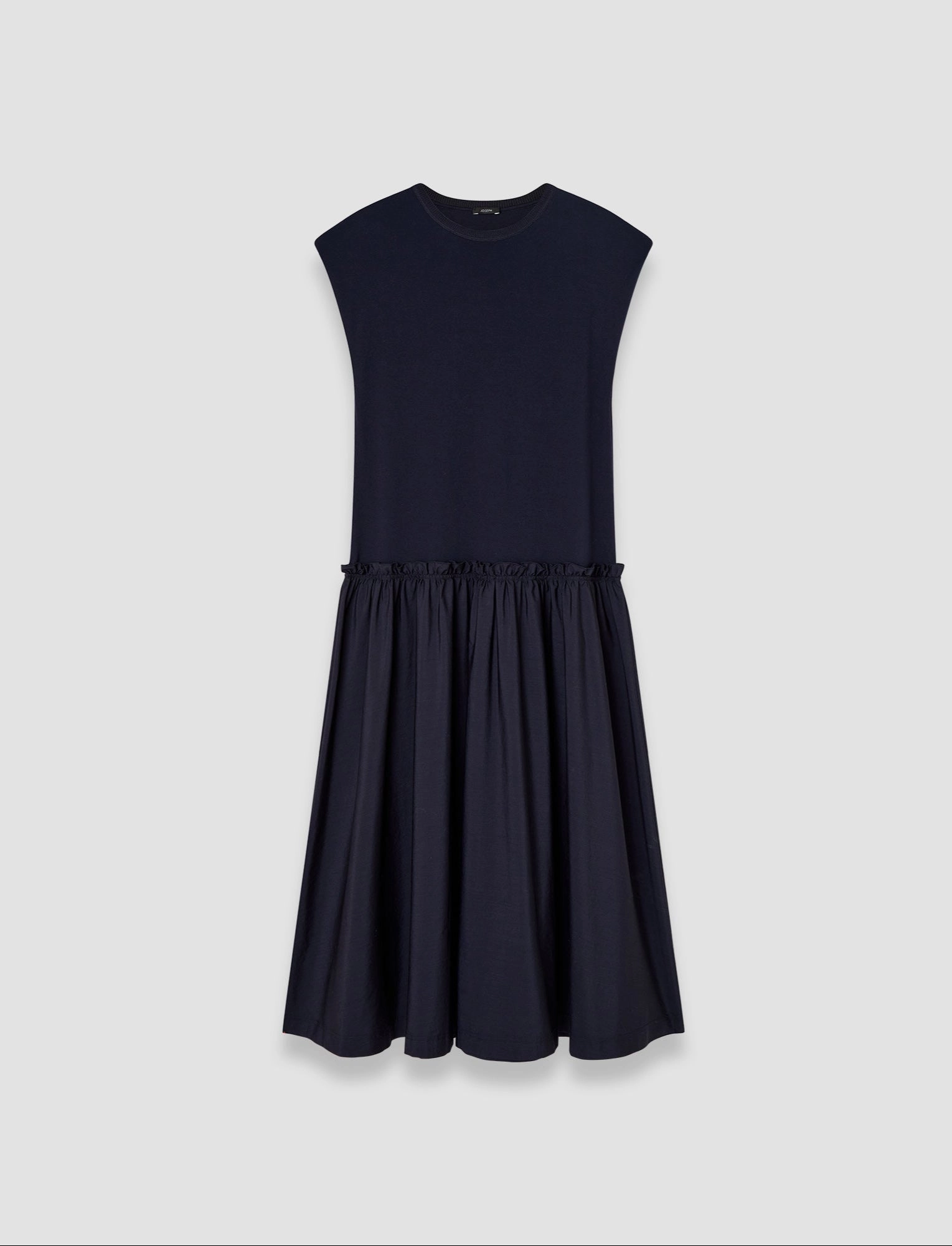 Button Chic Cotton Poplin Jersey Dress