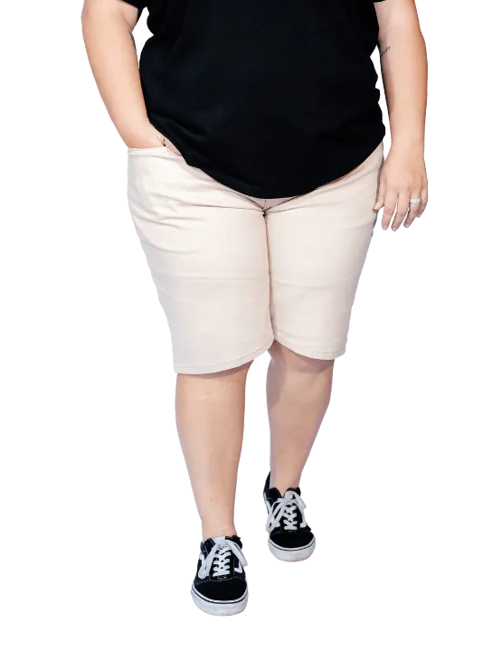 Cream Chino Shorts