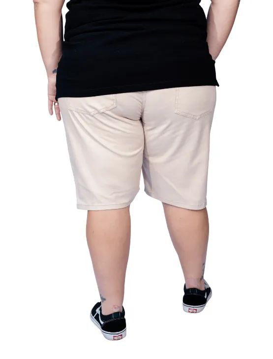 Cream Chino Shorts