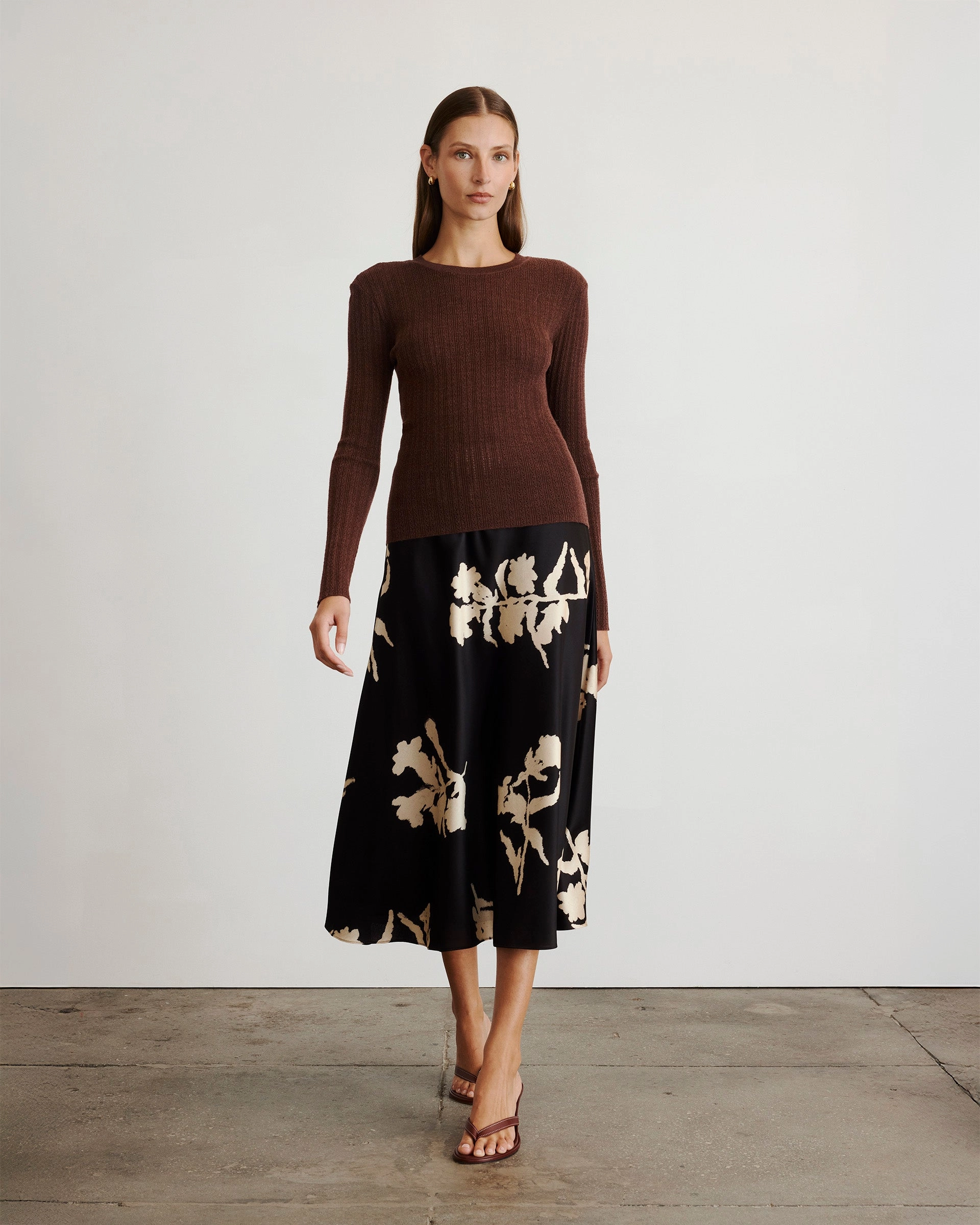 Crew Neck Kayden Knit Temperature Regulating Fabric