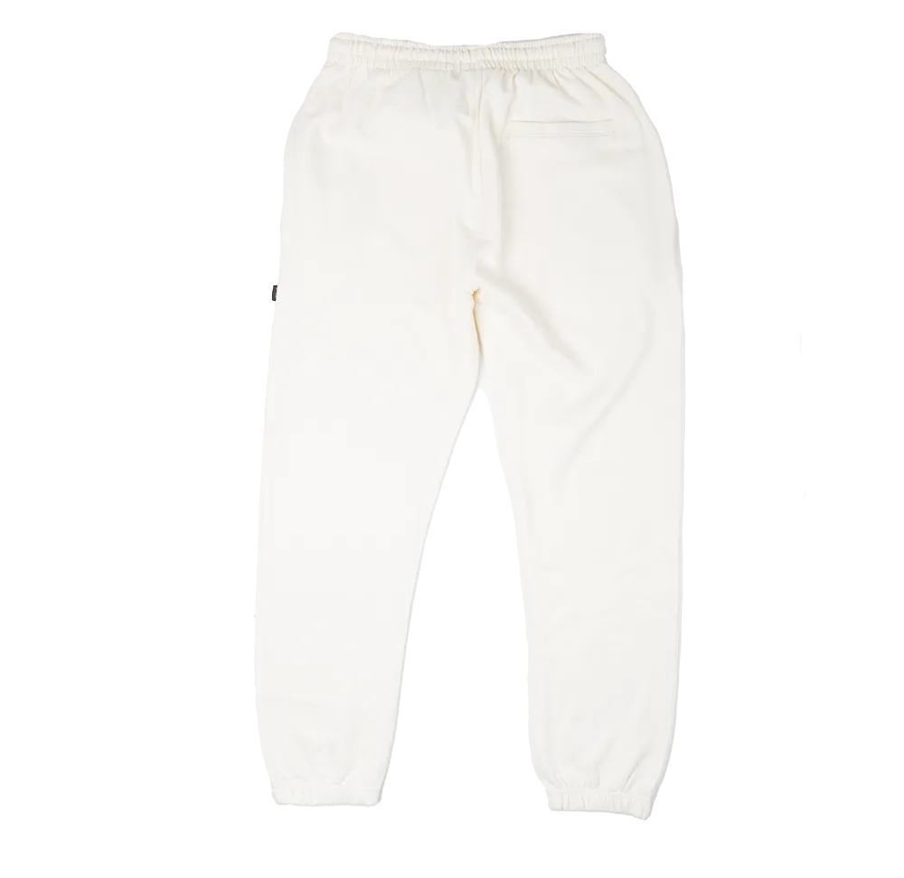 CROOKS & CASTLES LOGO SWEATPANT JOGGERS NATURAL - 2AD6003