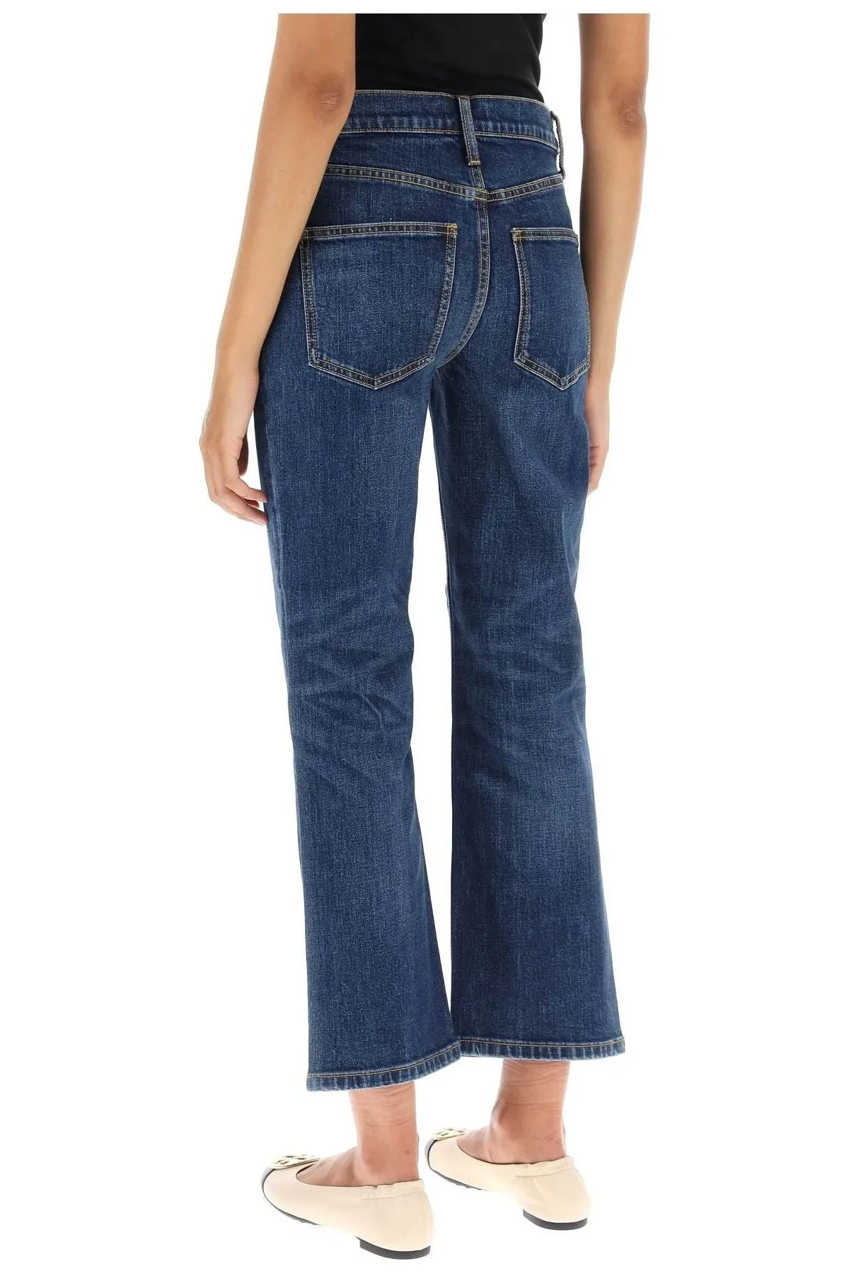 CROPPED FLARED JEANS