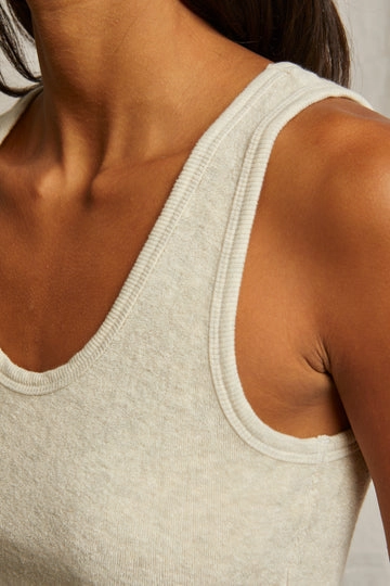 Garment Washed CRUISE LOOP TERRY TANK