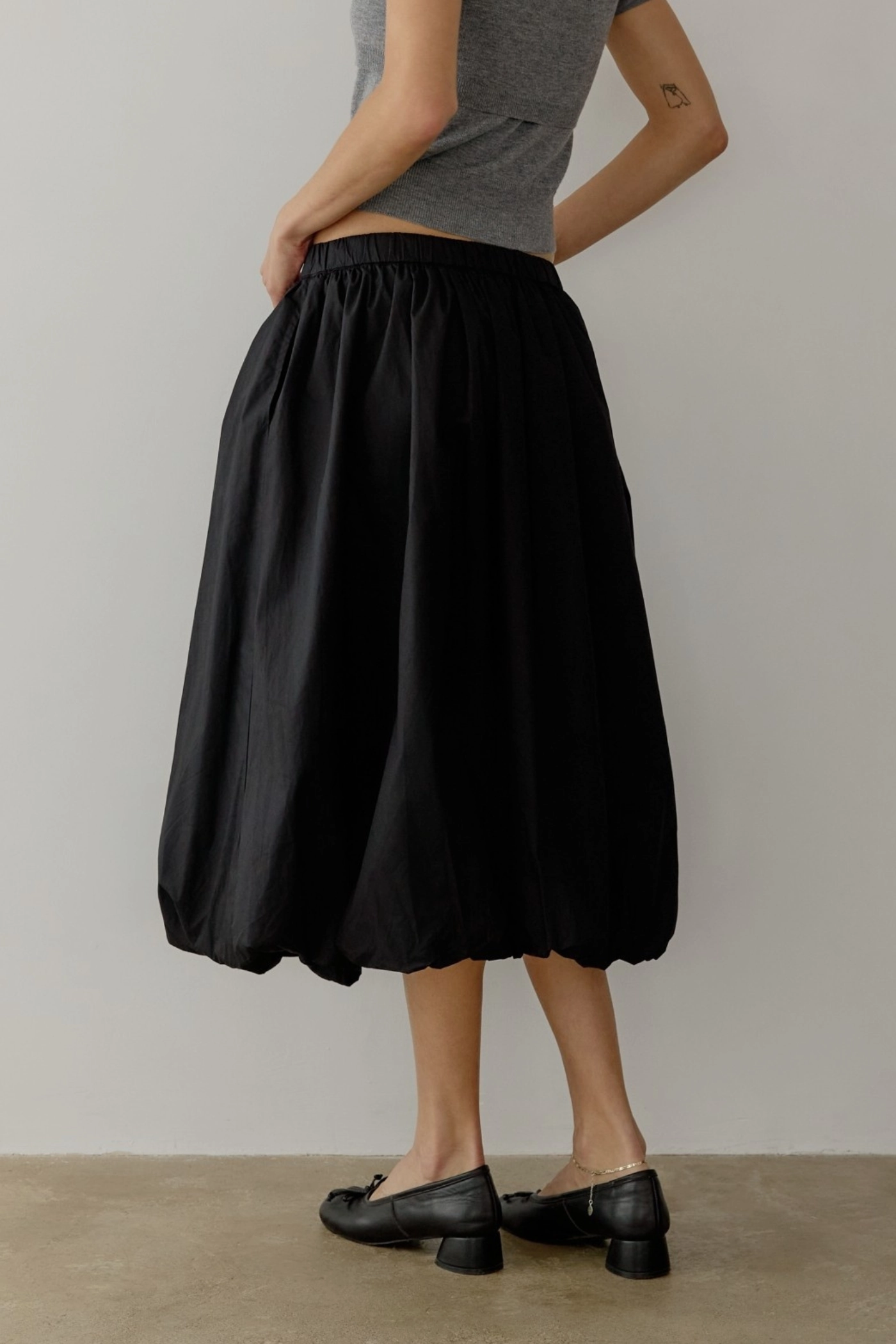 BELLA MIDI SKIRT Reinforced Hemline