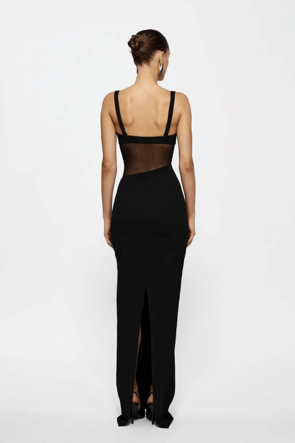 Cyia Gown Black Standout Feature