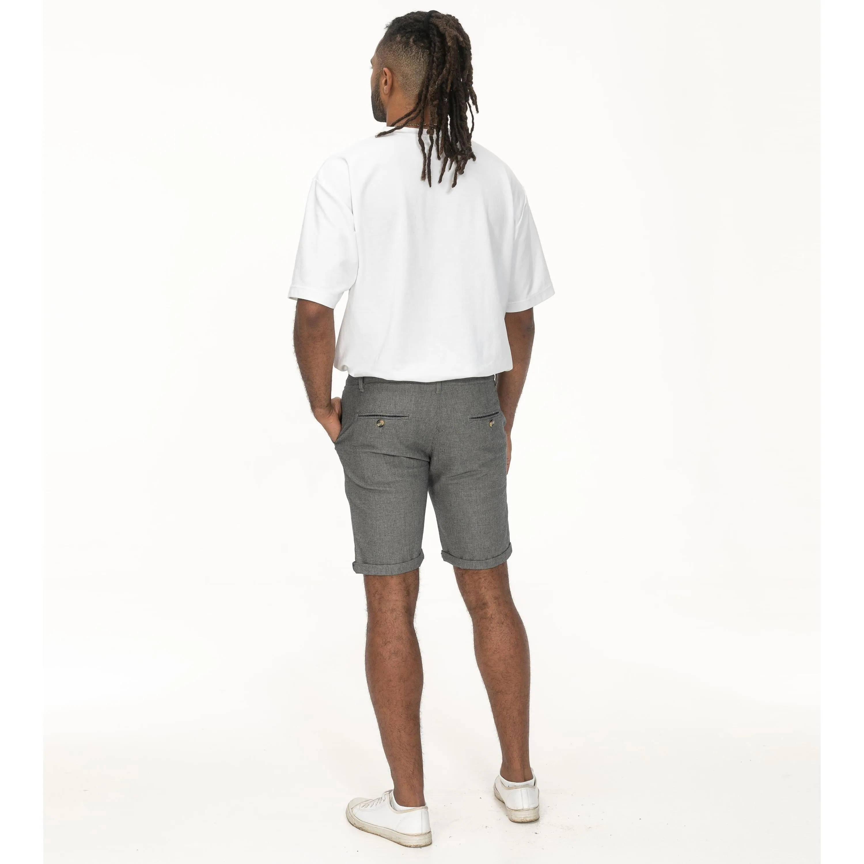 D555 Mens Gateshead Big & Tall Stretch Chino Shorts