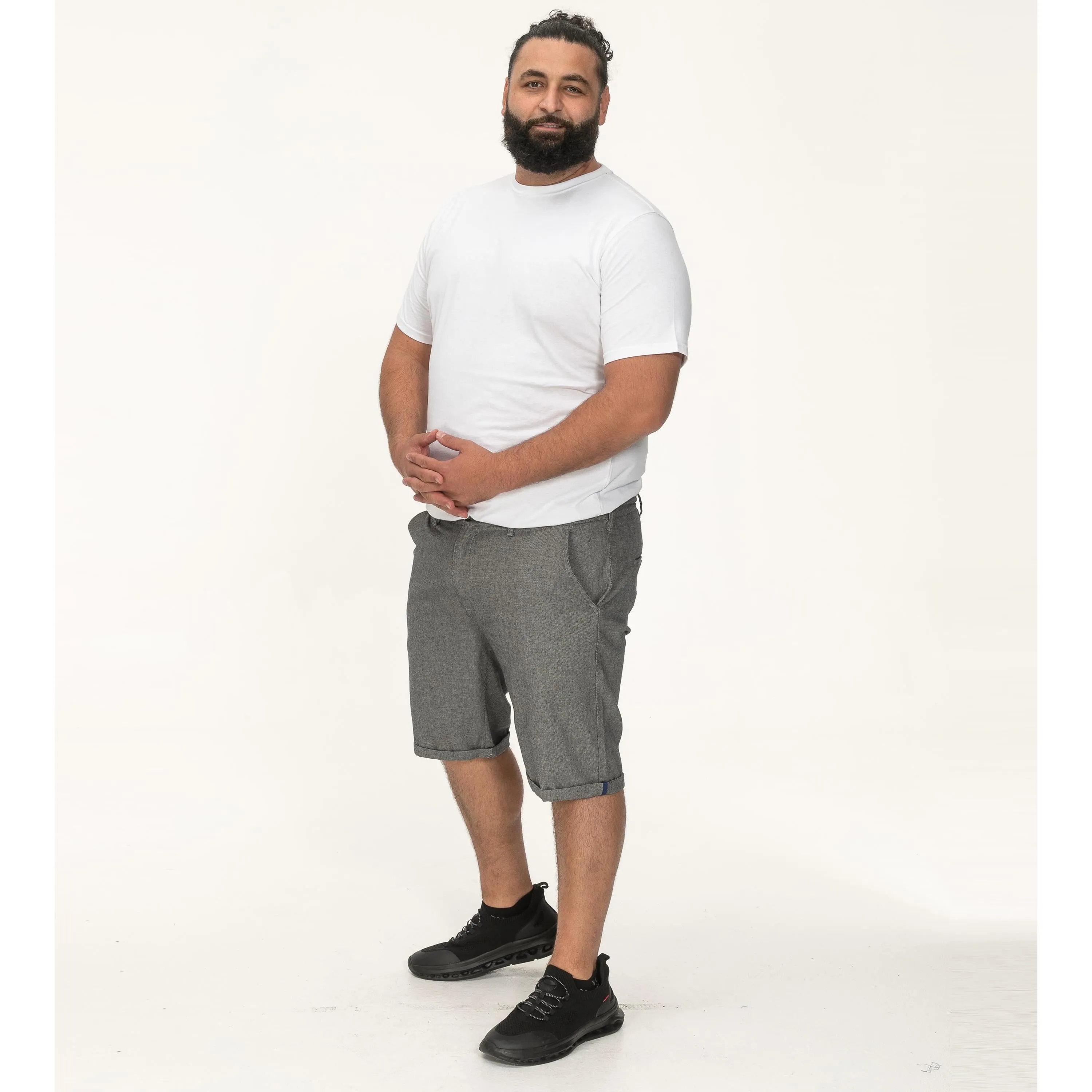 D555 Mens Gateshead Big & Tall Stretch Chino Shorts