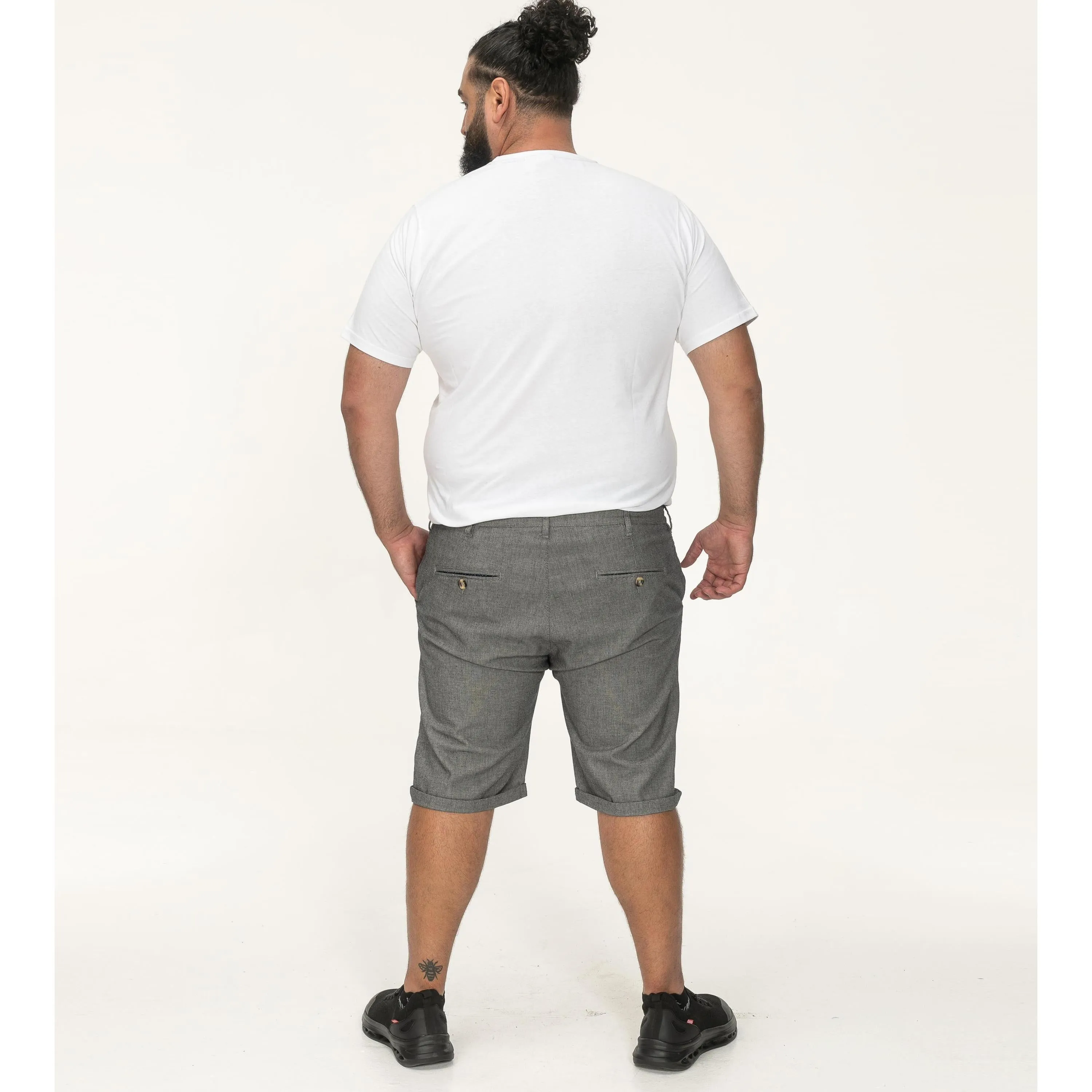 D555 Mens Gateshead Big & Tall Stretch Chino Shorts