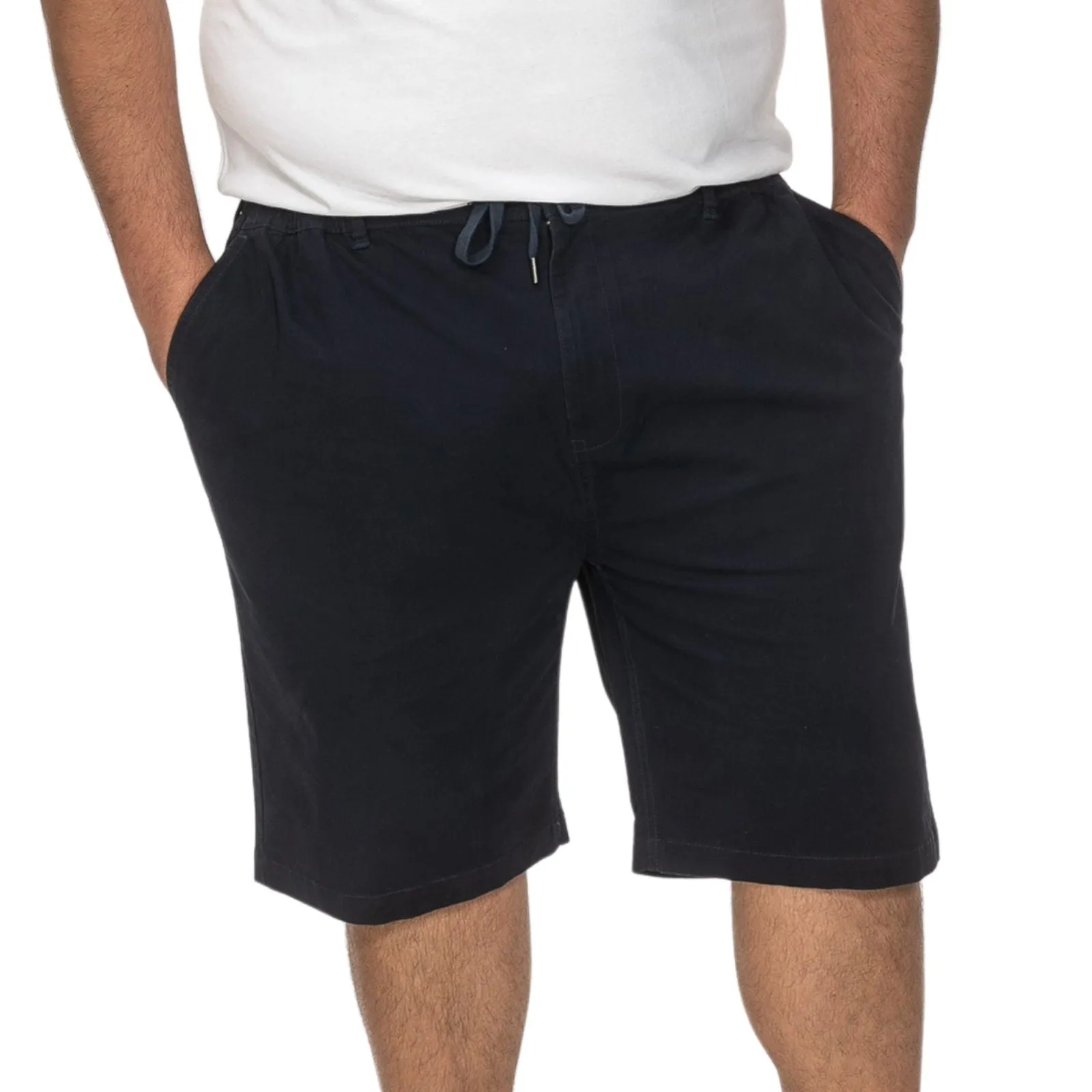D555 Mens Redhill Big & Tall Elasticated Chino Shorts