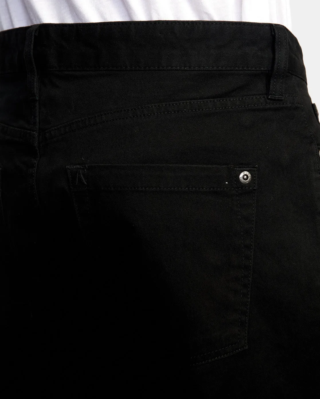 Daggers Slim Fit Twill Pants - Black