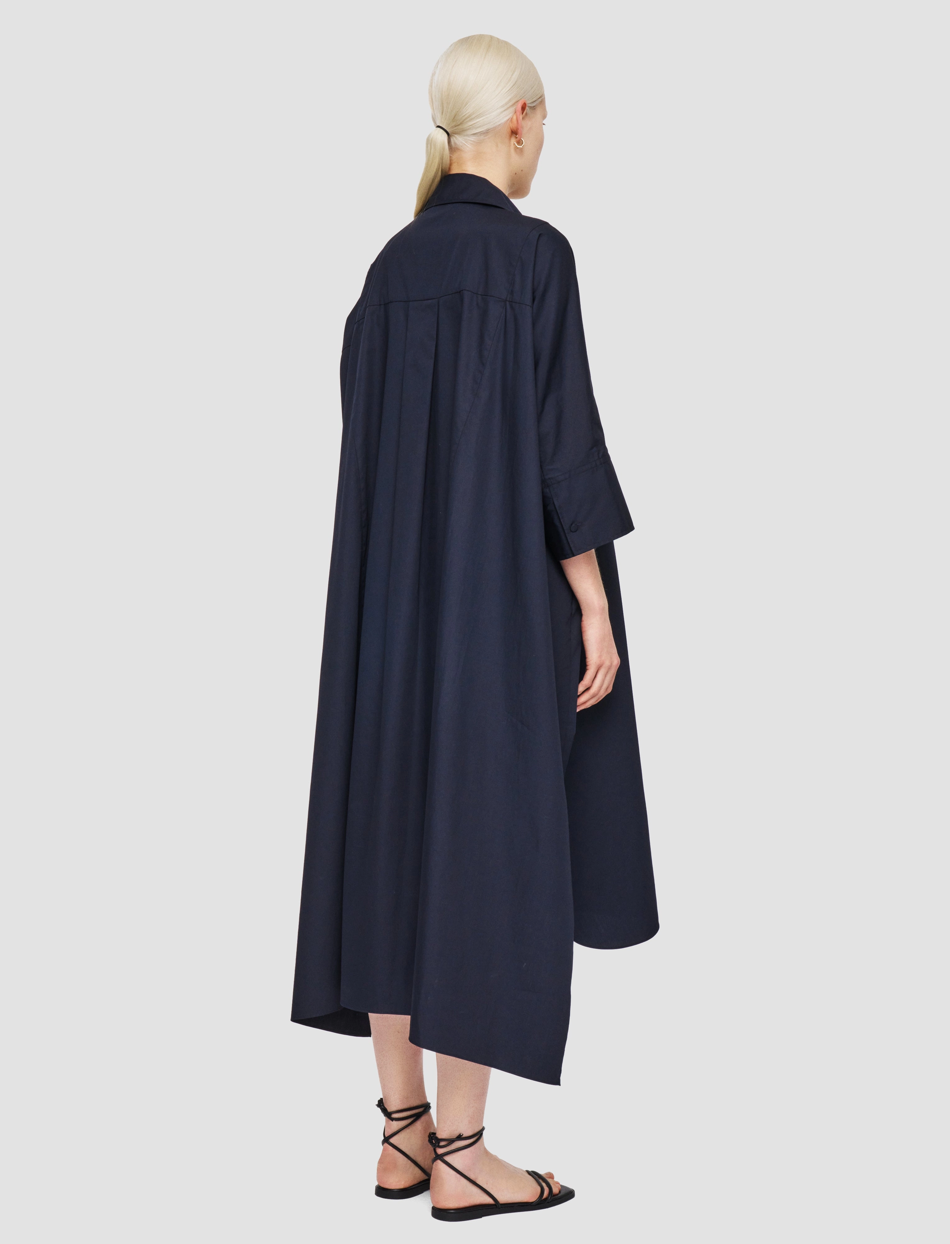 Tassel-Detail Dania Poplin Cotton Dress