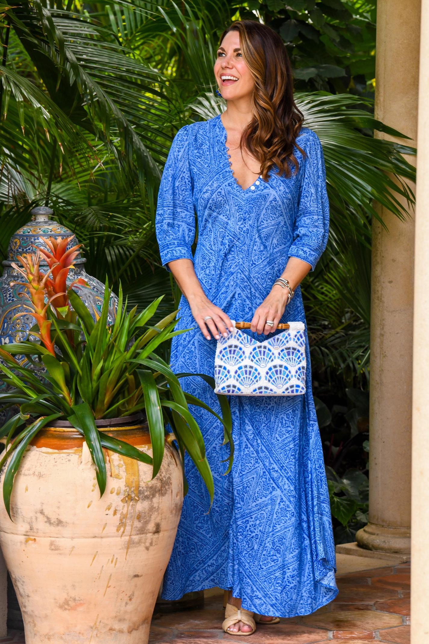 Stylish and Simple Daphne Dress / Blue Denim