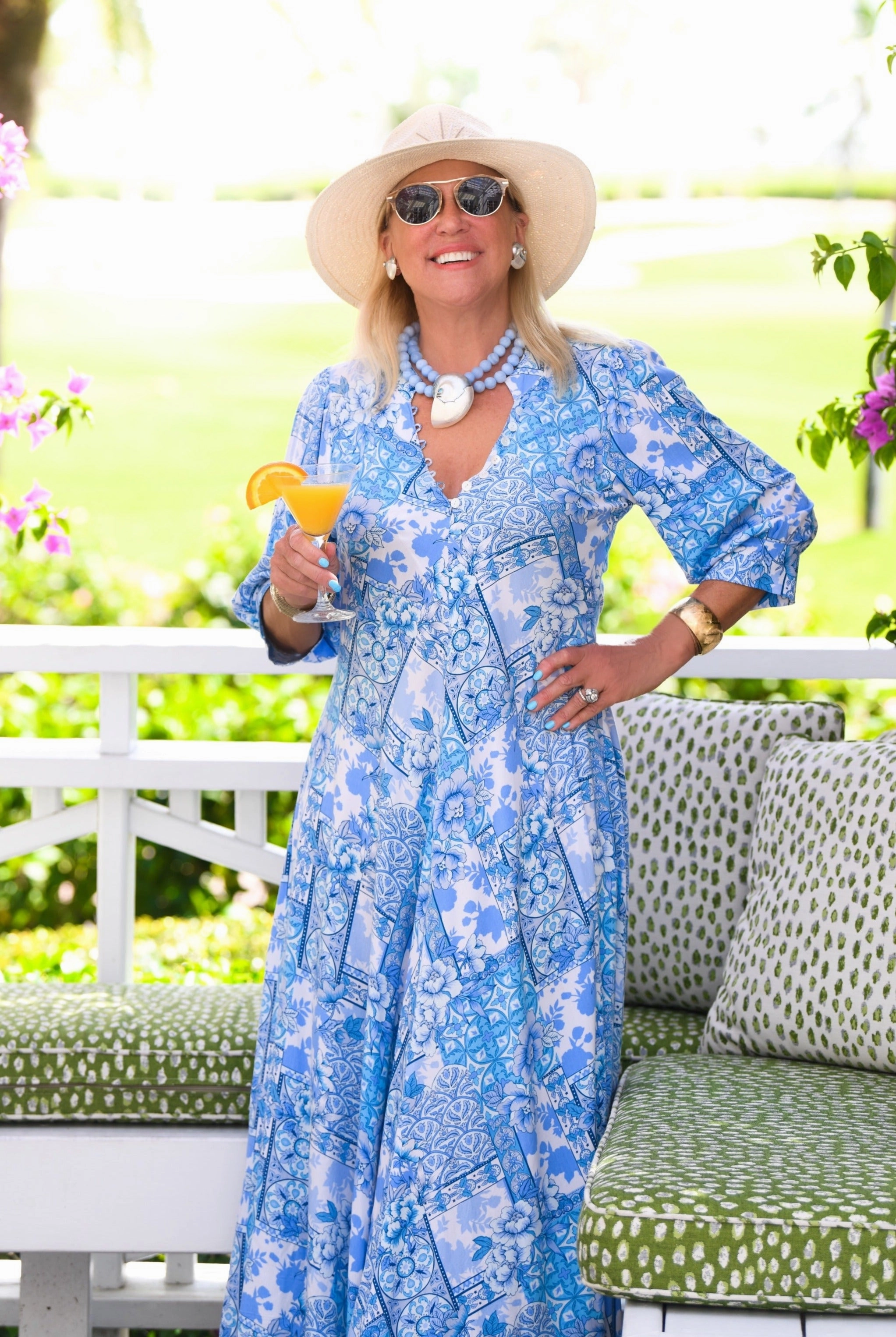 Inner lining Comfortable Touch Daphne Dress / Coastal Blue