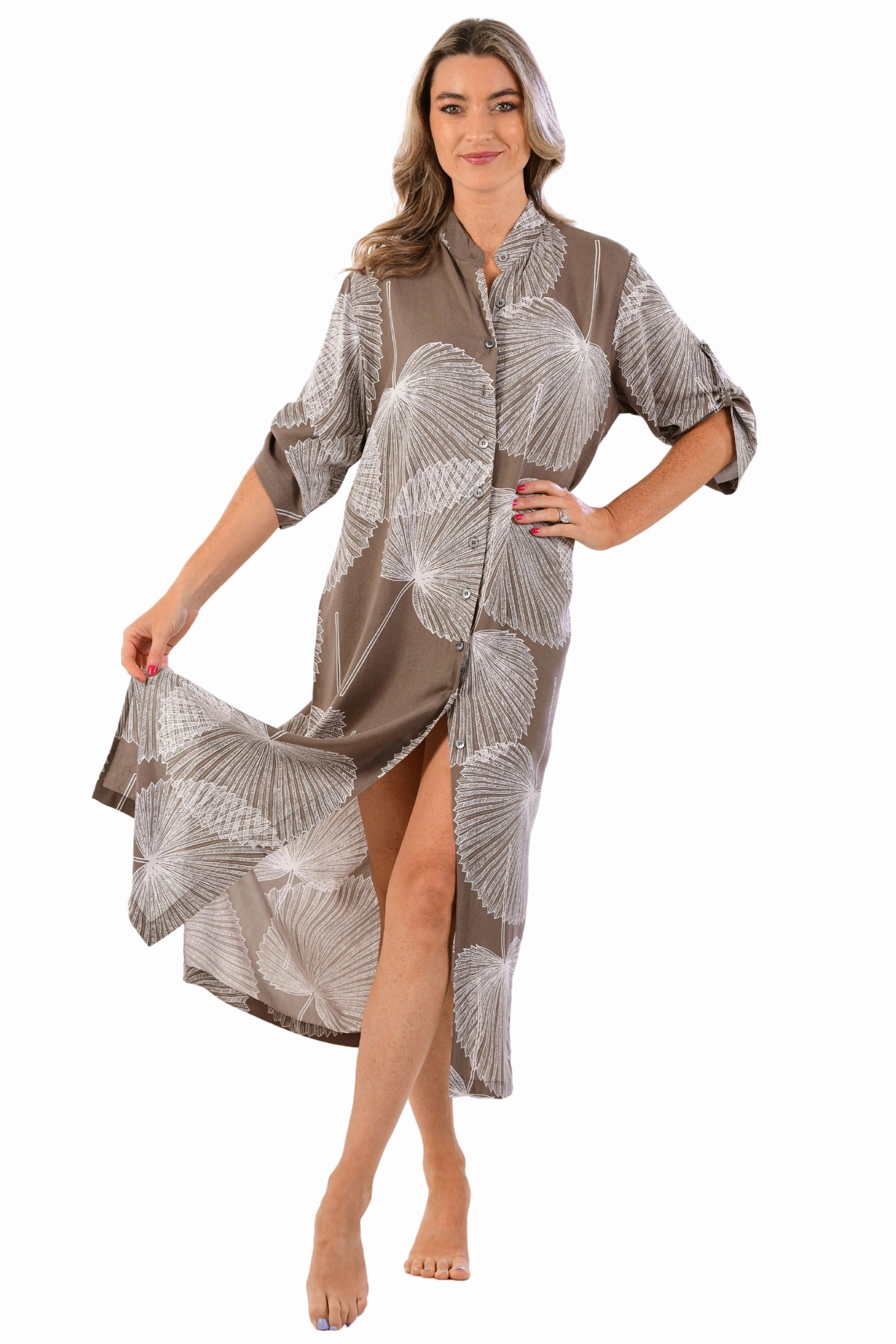Everyday-Use Feminine Fit Day Break Dress / Mocha