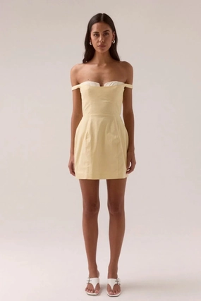 Lure Mini Dress Lemonade Elegant Mature Pink Glow