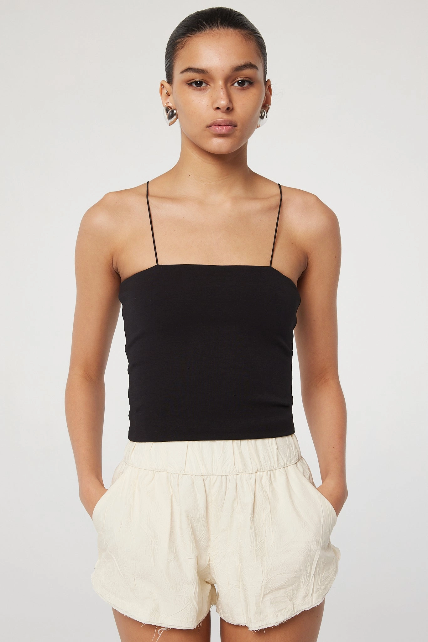 DELFINA TOP Fitted Blouse HypoallergenicMaterial