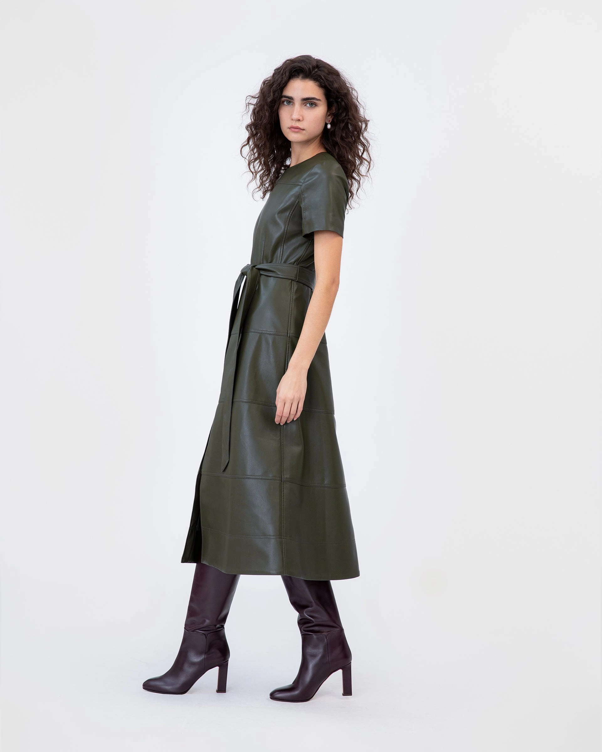 Boho Mood Ribbed-Texture Ella Dress