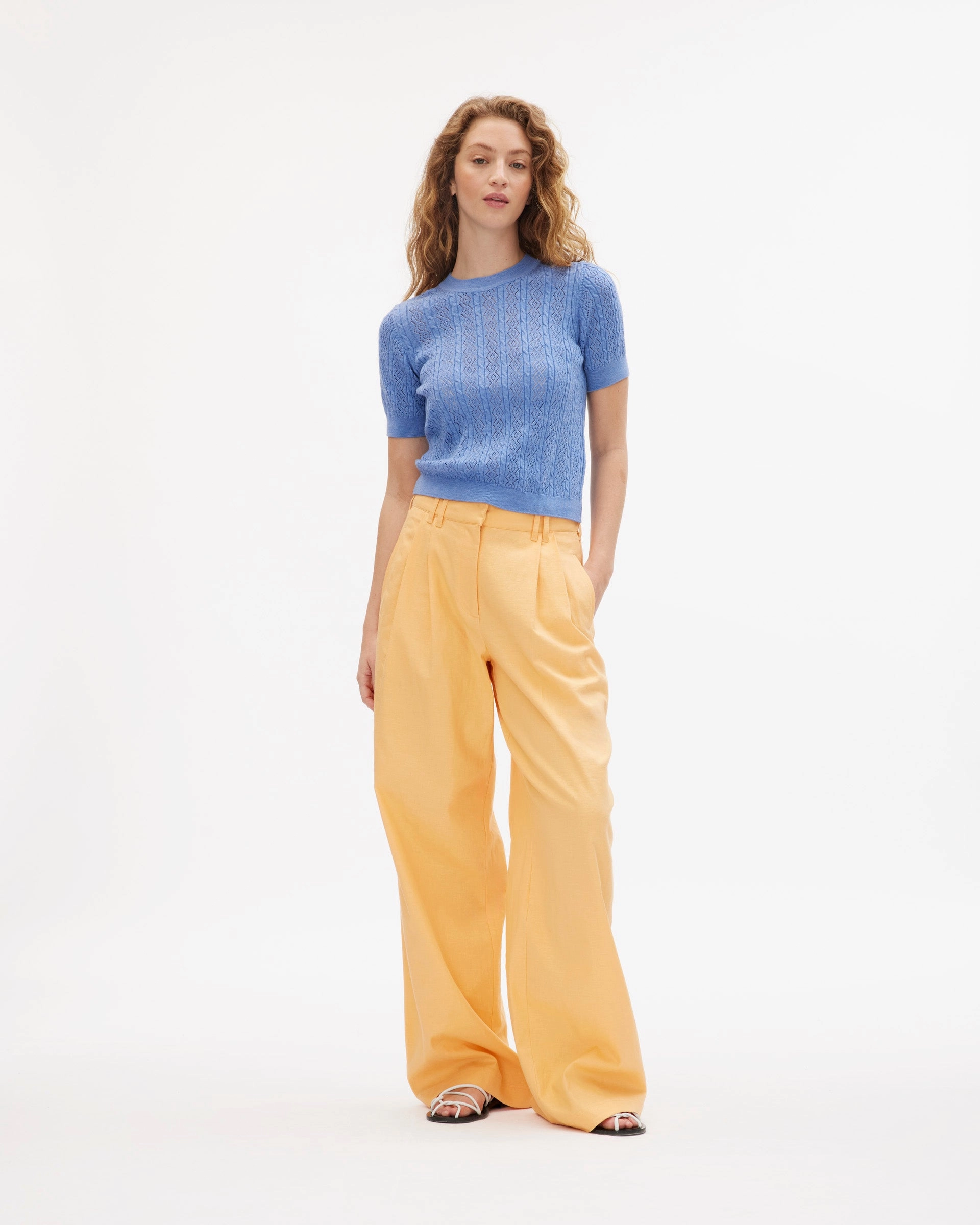 Diane Knit Top NonPill Surface Treatment