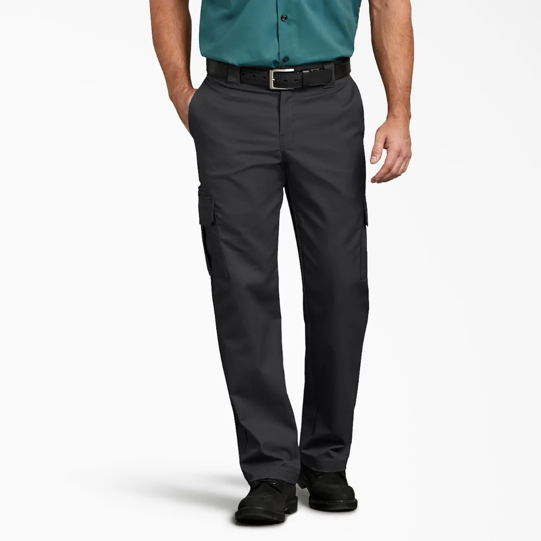 Dickies Cargo FLEX Regular Fit Straight Leg Pants (Black)