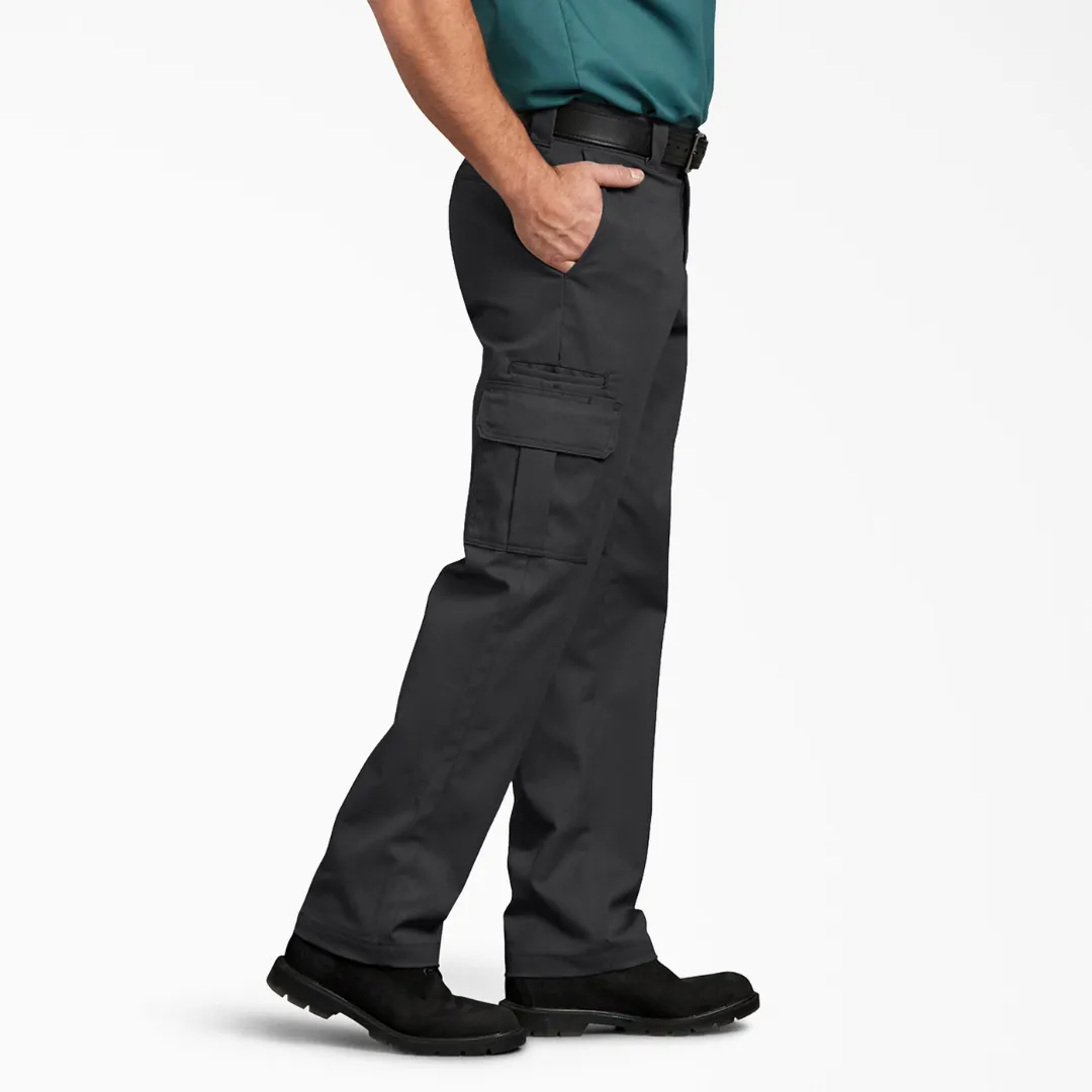 Dickies Cargo FLEX Regular Fit Straight Leg Pants (Black)