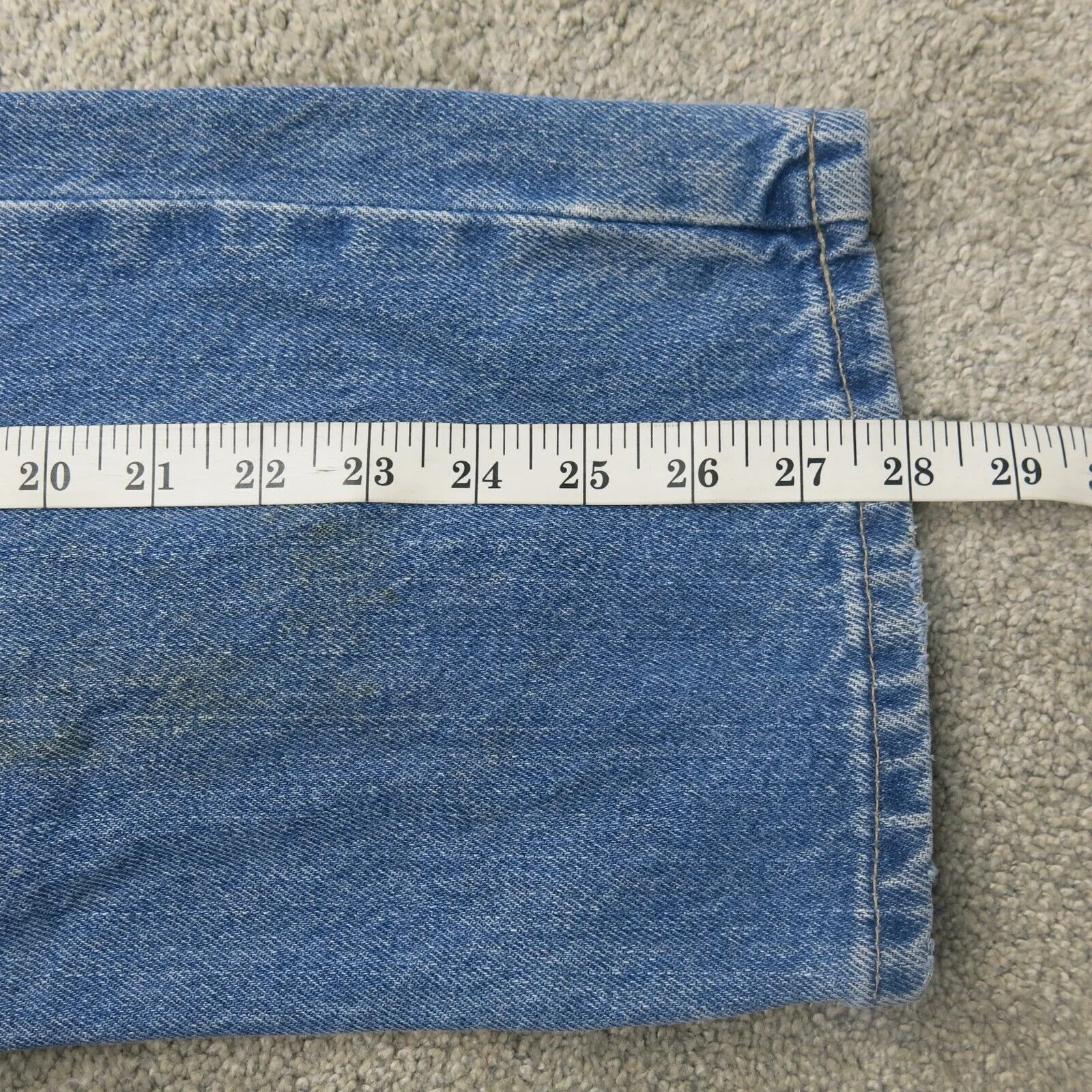 Dickies Mens Jeans Straight Leg Stretch Mid Rise Denim Blue Size W34XL30