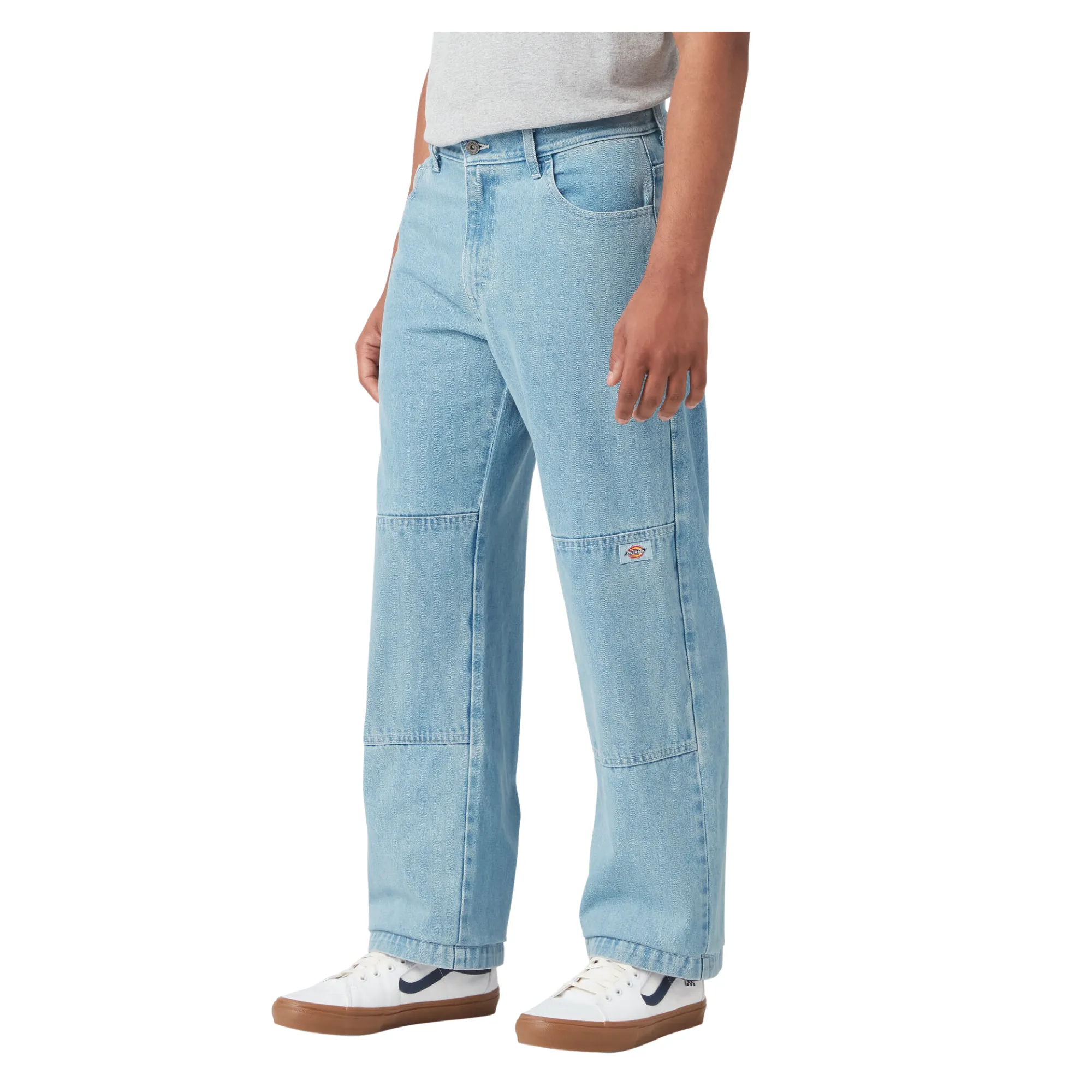 Dickies Mens Loose Fit Double Knee Jeans