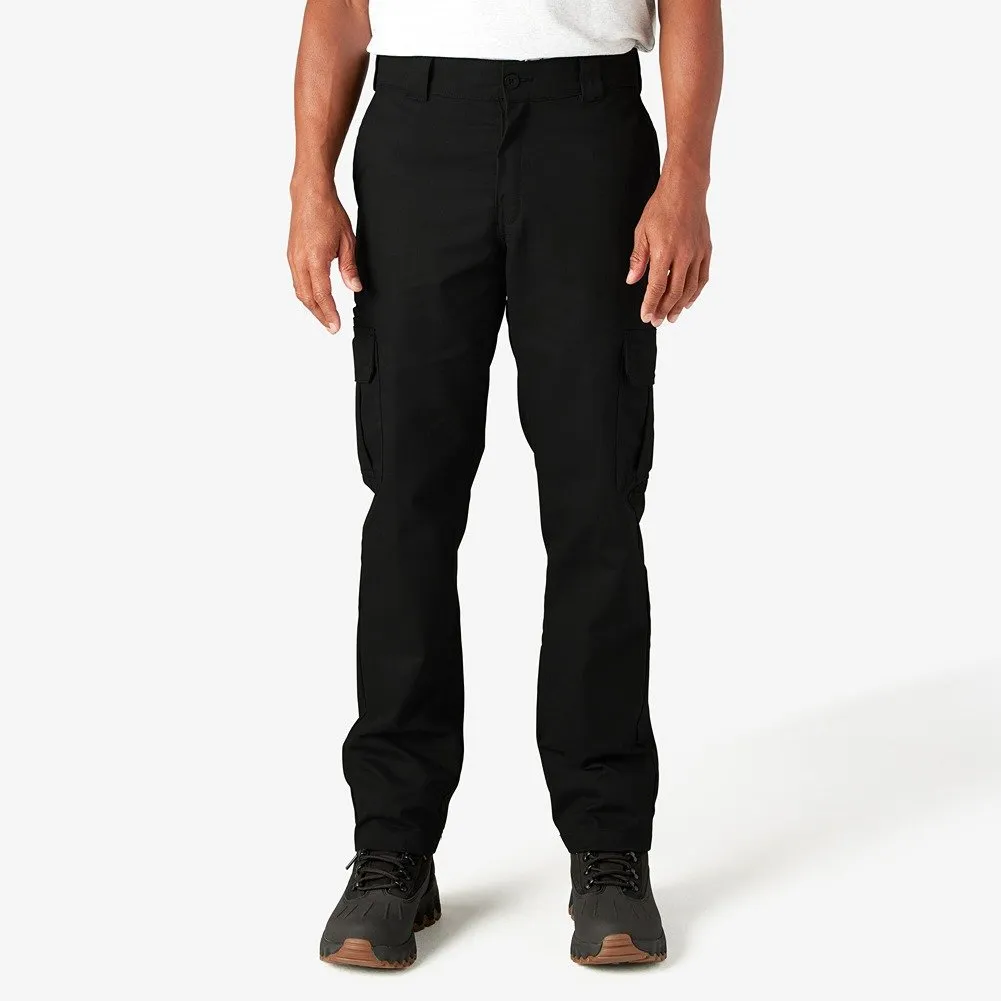 Dickies Men's Pants Slim Fit Straight Leg Flex Fabric Cargo Pocket Work Pants