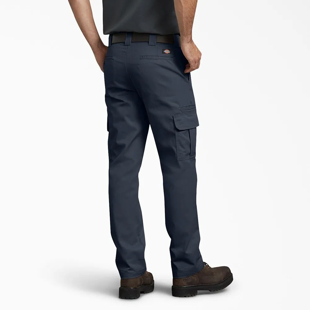 Dickies Men's Pants Slim Fit Straight Leg Flex Fabric Cargo Pocket Work Pants