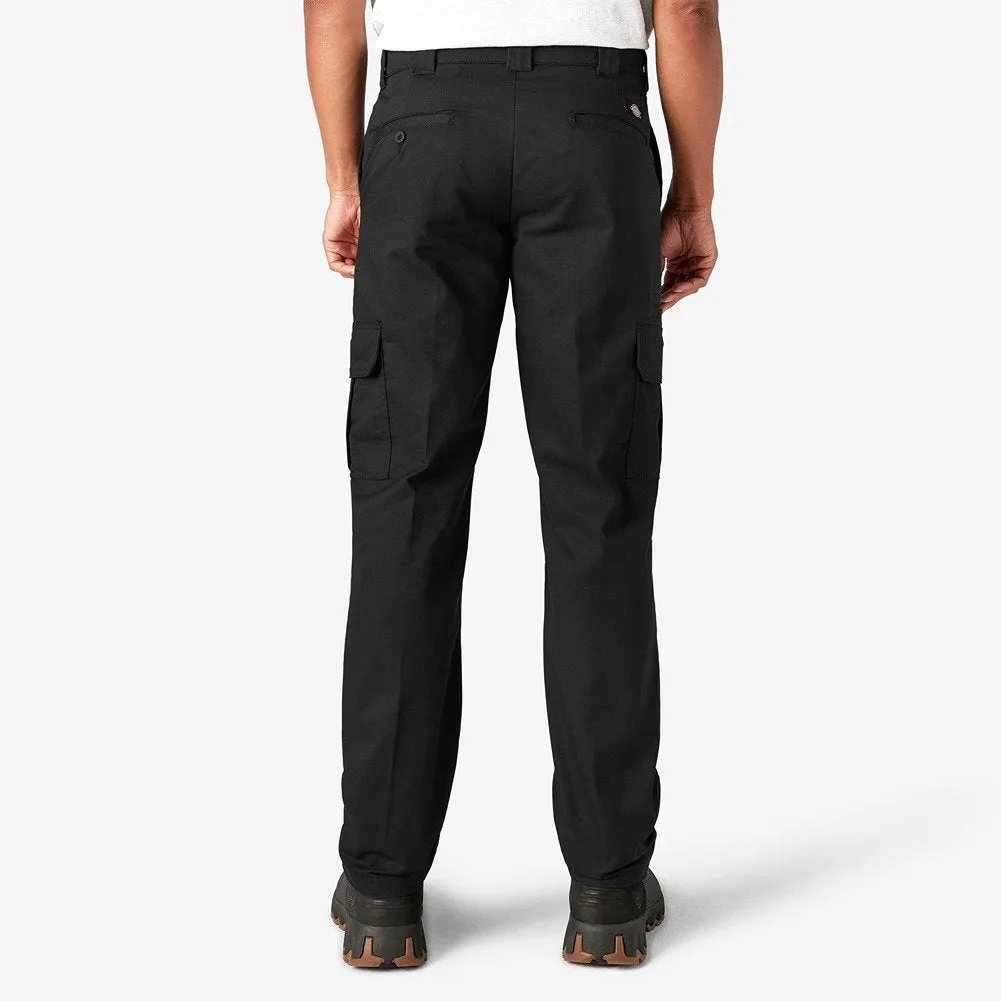 Dickies Men's Pants Slim Fit Straight Leg Flex Fabric Cargo Pocket Work Pants