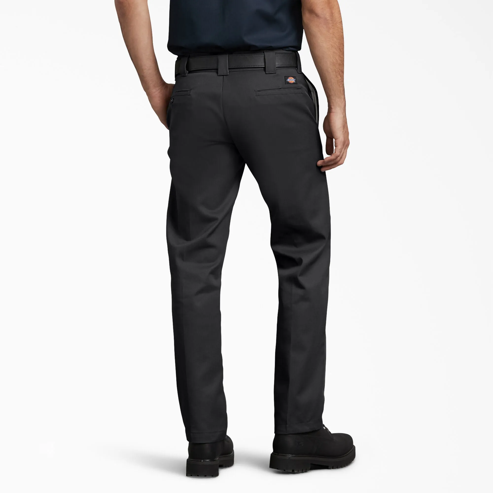 Dickies Men's Slim Fit Straight Leg Work Pants Black WP873BK