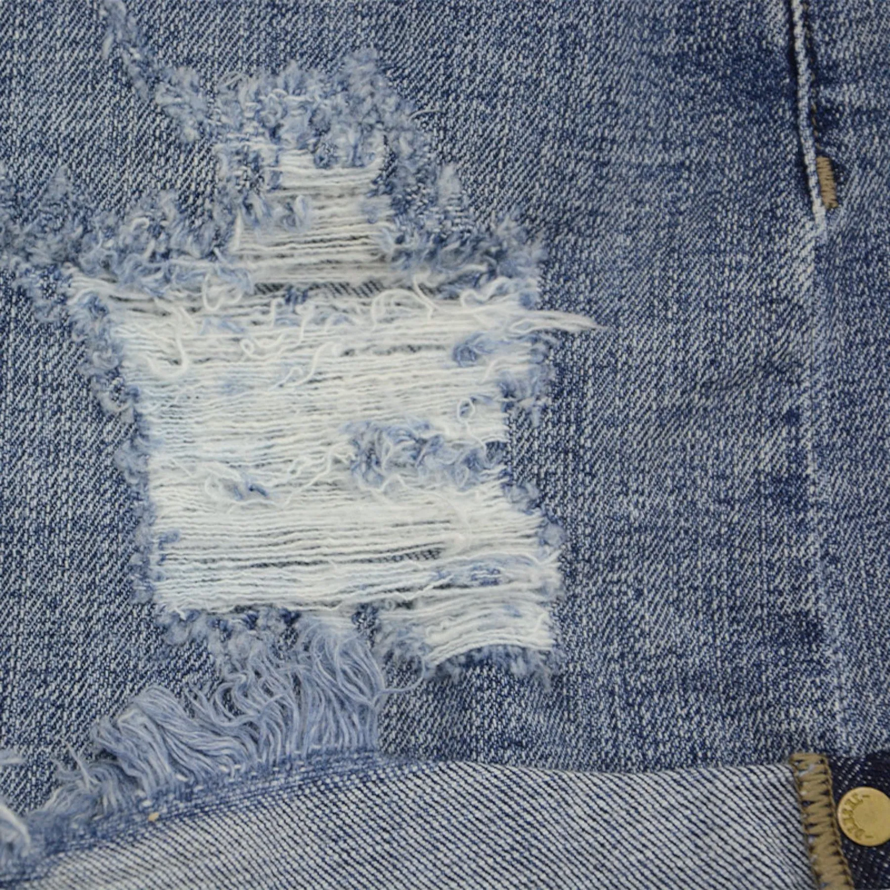 DIESEL DE SCOTT 0849N Denim Jeans Shorts Womens Vintage Stretchy Ripped Shorts