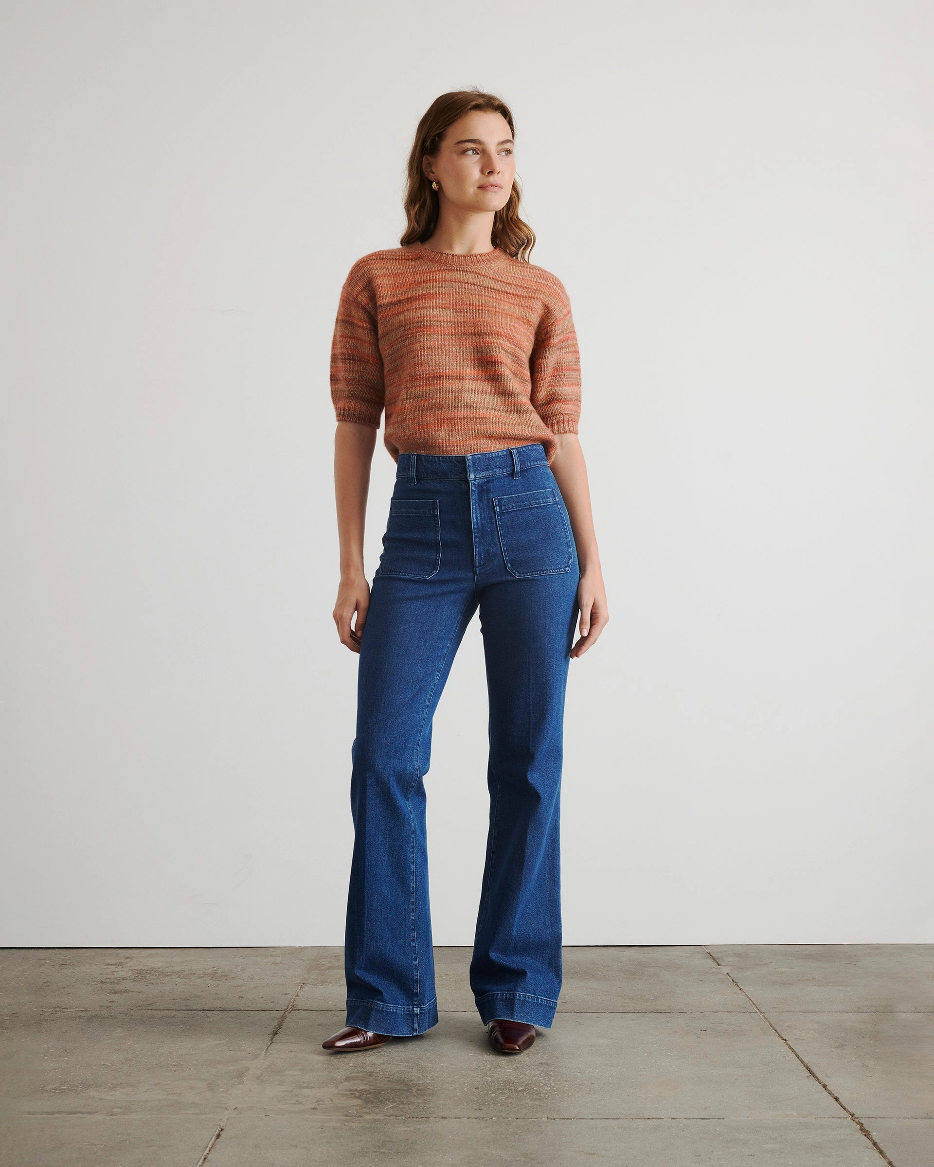 Anne Sweater Biodegradable material DoubleStitched Hem