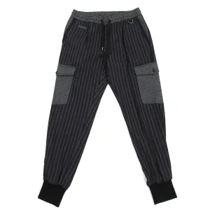 Dolce & Gabbana Black Striped Cargo Trousers - S