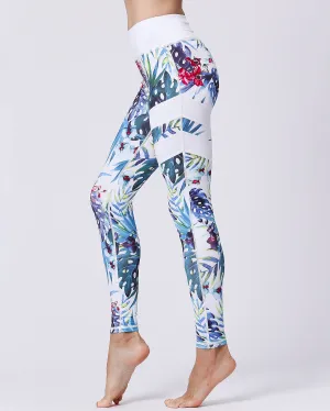 Dolce Flora Leggings - Cranberry Crush