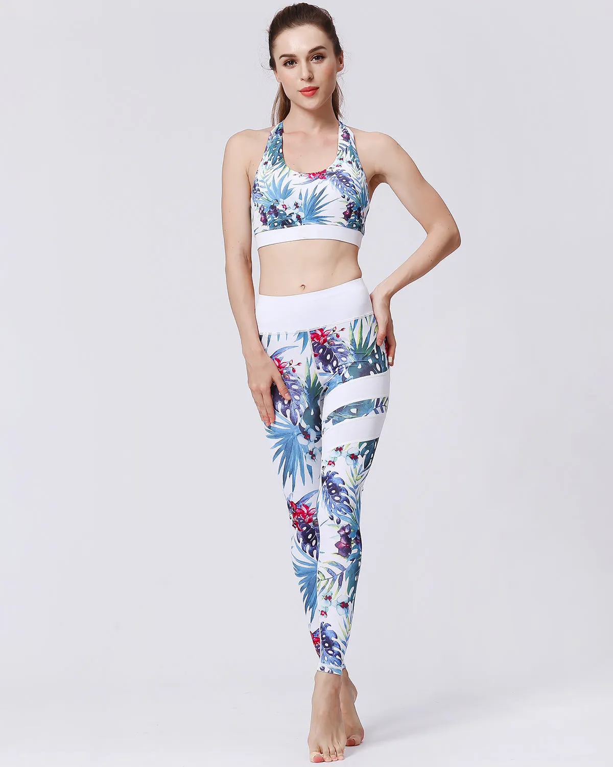 Dolce Flora Leggings - Cranberry Crush