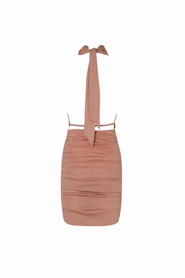Donna Dress Sorbett Slit Detail