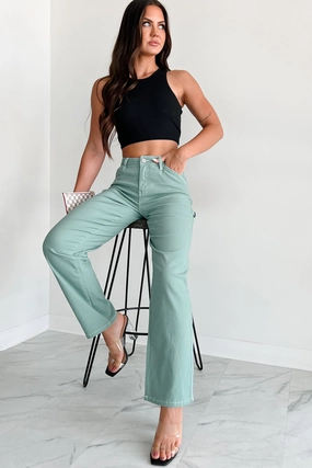 Casual Look DOORBUSTER Lark High Rise Straight Leg Carpenter Jeans (Jasmin)