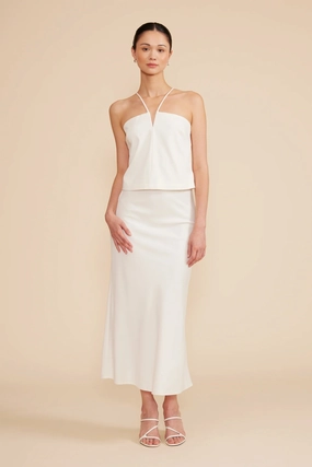 Influencer Style Built In Shorts STASSI BIAS MAXI SKIRT