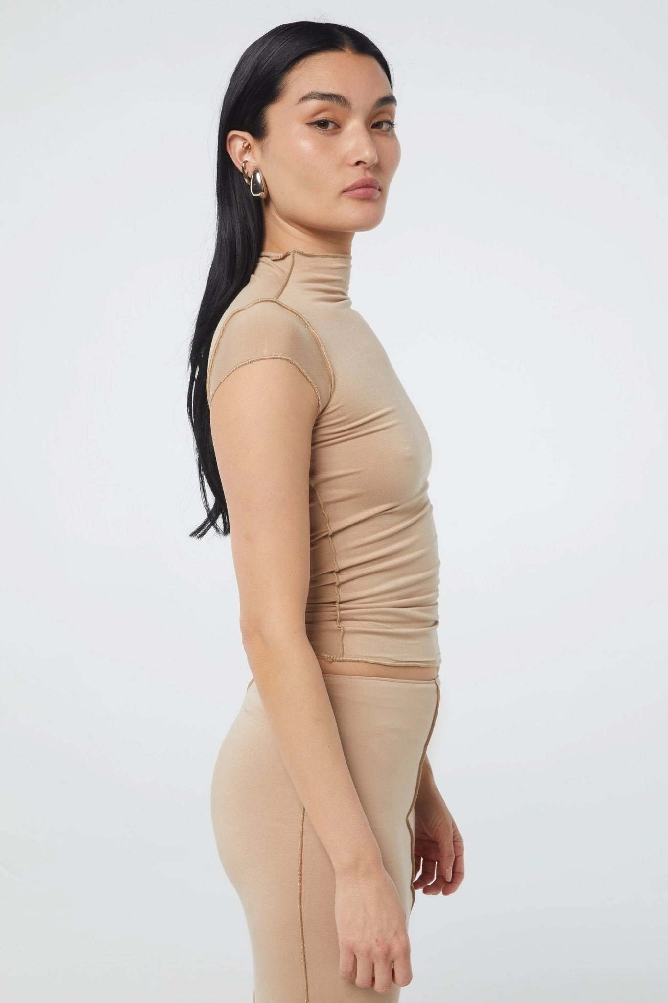 REESE MOCK NECK TOP PunctureResistantReinforcement AllDay Comfort Design