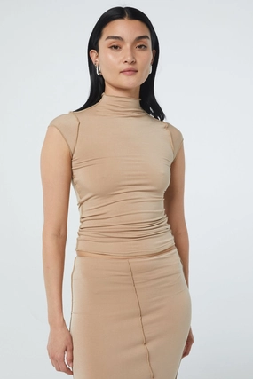 REESE MOCK NECK TOP SecurePockets