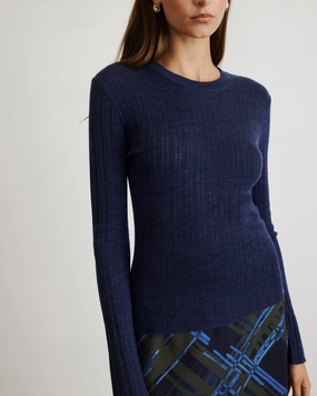 Layered Ply Construction Crew Neck Kayden Knit